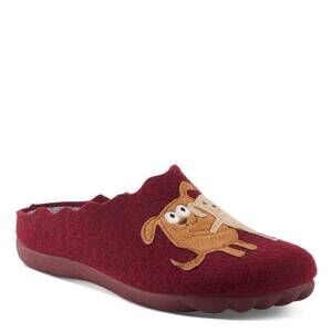 NEW FLEXUS women's petlove slipper in bordeaux